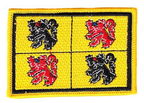 Fahnen Aufnäher Belgien - Hainaut Fahne Flagge Patch