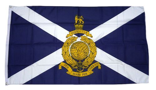 Fahne / Flagge Großbritannien Royal Marines Reserve Schottland 90 x 150 cm