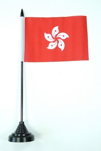 Fahne / Tischflagge Hong Kong NEU 11 x 16 cm Flaggen
