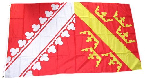 Fahne / Flagge Frankreich - Elsass 90 x 150 cm