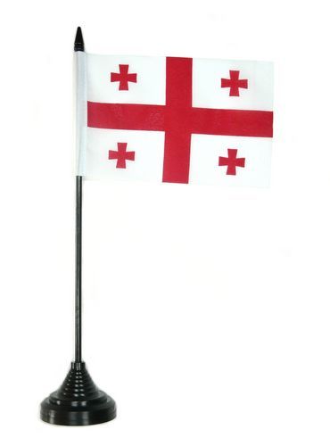 Fahne / Tischflagge Georgien NEU 11 x 16 cm Flaggen