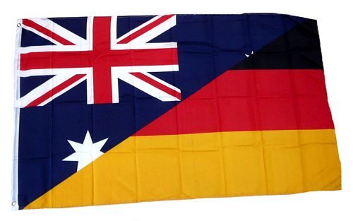 Fahne / Flagge Deutschland / Australien 90 x 150 cm