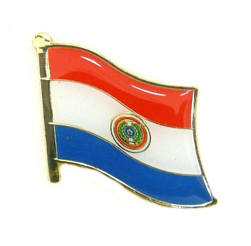 Flaggen Pin Fahne Paraguay Pins NEU Anstecknadel Flagge