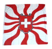 Fahne Schweiz Flagge Kanton Glarus Hissflagge 90 x 90 cm 