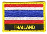 Fahnen Aufnäher Thailand Schrift Fahnen Aufnäher Thailand Schrift