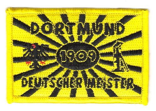 Fahnen Aufnäher Dortmund Deutscher Meister