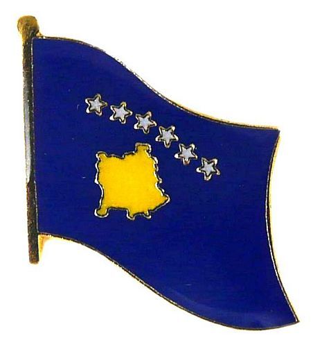 Flaggen Pin Kosovo NEU Fahne Flagge Anstecknadel
