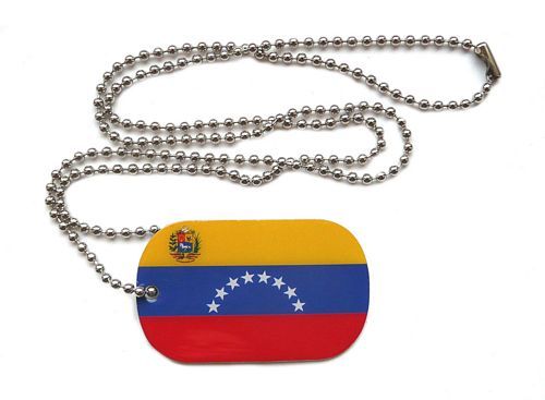 Dog Tag Fahne Venezuela