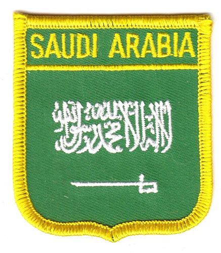 Wappen Aufnäher Fahne Saudi Arabien