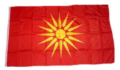 Fahne / Flagge Mazedonien alt 90 x 150 cm