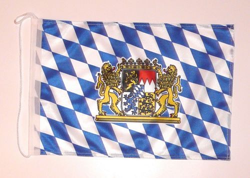 Bootsflagge Freistaat Bayern Löwen 30 x 45 cm