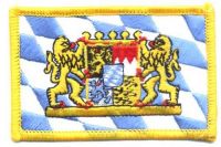 Fahnen Aufnäher Freistaat Bayern Löwen Fahnen Aufnäher Freistaat Bayern Löwen