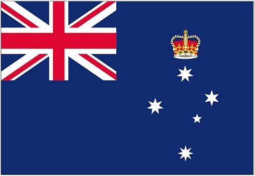Fahnen Aufkleber Sticker Australien - Victoria
