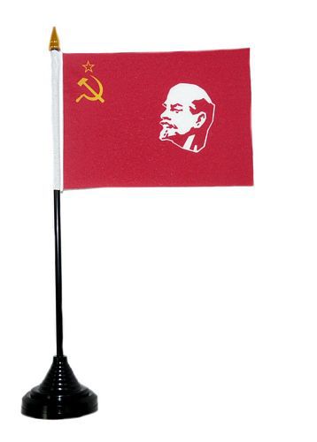 Tischfahne UDSSR Lenin 11 x 16 cm Flagge Fahne