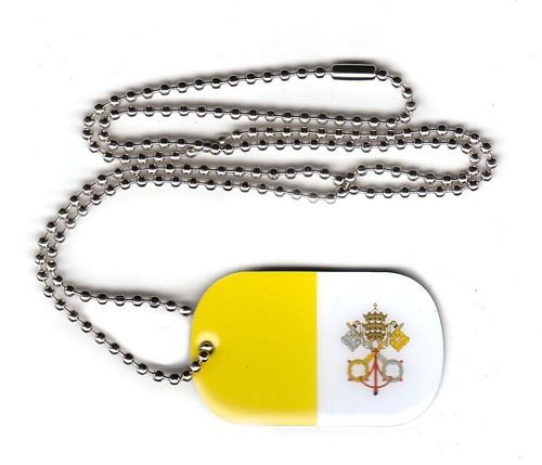 Dog Tag Fahne Vatikan