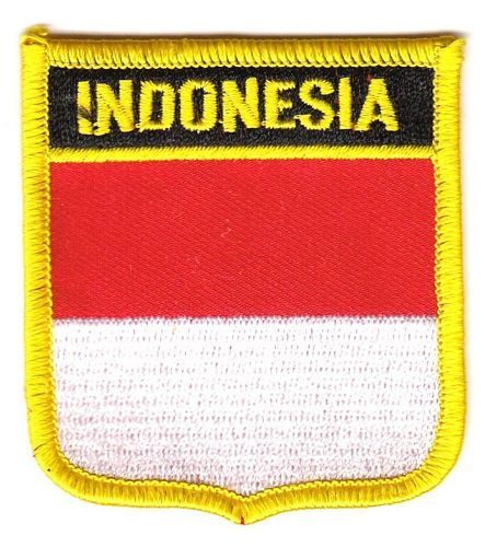 Wappen Aufnäher Fahne Indonesien
