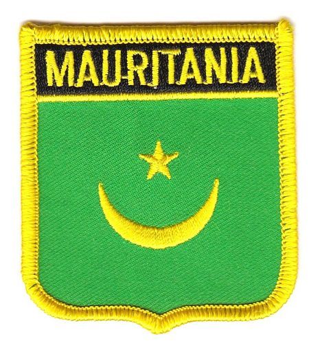 Wappen Aufnäher Fahne Mauretanien