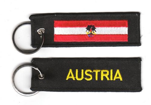 Fahnen Schlüsselanhänger Österreich Adler