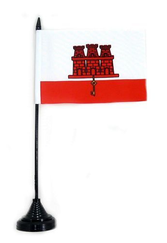 Fahne / Tischflagge Gibraltar NEU 11 x 16 cm Fahne