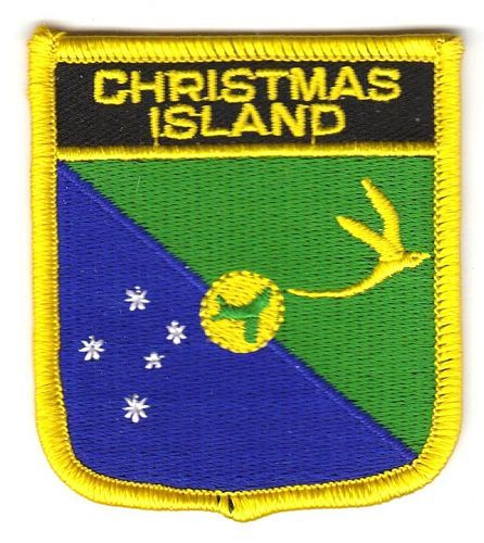 Wappen Aufnäher Fahne Weihnachtsinseln