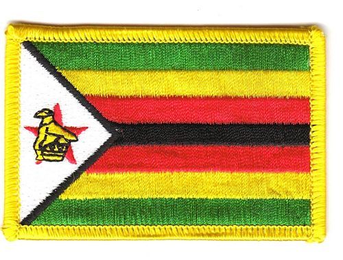 Fahnen Aufnäher Simbabwe