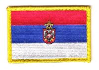 Fahnen Aufnäher Serbien Wappen Fahnen Aufnäher Serbien Wappen