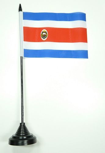 Fahne / Tischflagge Costa Rica 11 x 16 cm Flaggen
