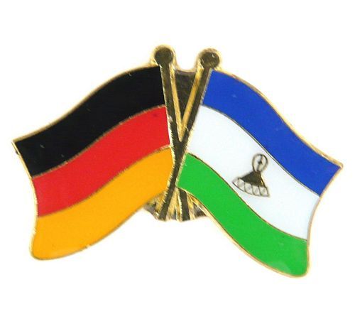 Fahnen Freundschaftspin Anstecker Lesotho 