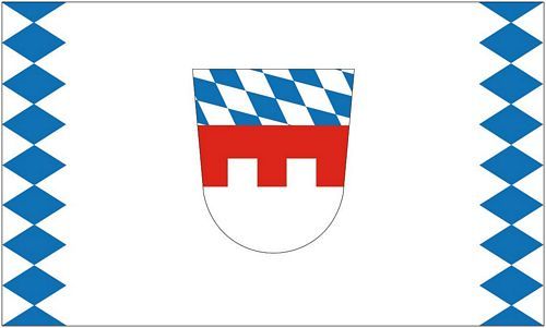 Fahne / Flagge Landkreis Landshut 90 x 150 cm