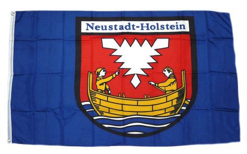 Flagge / Fahne Neustadt - Holstein Hissflagge 90 x 150 cm