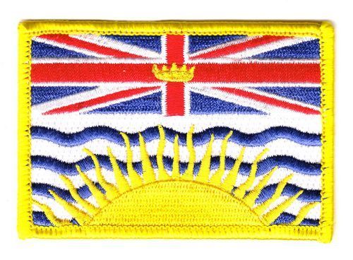 Fahnen Aufnäher Kanada - British Columbia