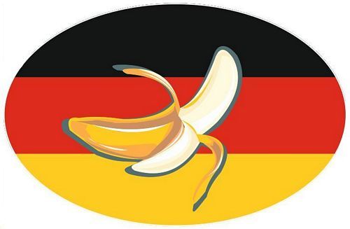 Aufkleber Deutschland Oval