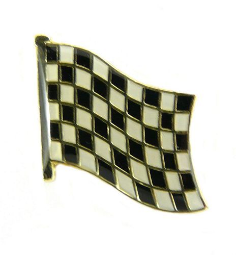 Flaggen Pin Zielflagge