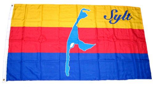 Flagge / Fahne Insel Sylt Hissflagge 90 x 150 cm