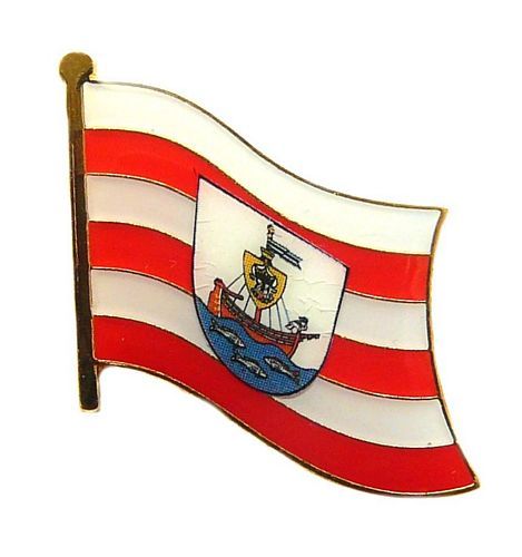 Flaggen Pin Wismar NEU Fahne Flagge Anstecknadel