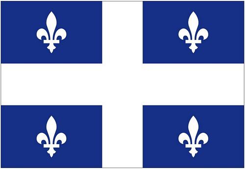 Fahnen Aufkleber Sticker Kanada - Quebec