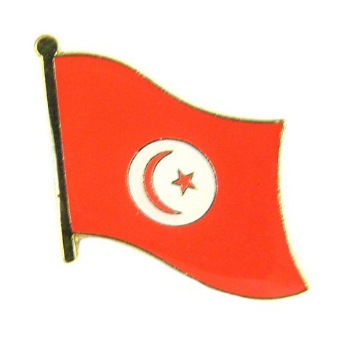 Flaggen Pin Tunesien