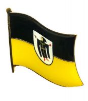 Pin Flaggenpin Sachsen Anstecker Anstecknadel Fahne Flagge 