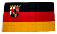 Flagge / Fahne Rheinland Pfalz Hissflagge 90 x 150 cm Flagge / Fahne Rheinland Pfalz Hissflagge 90 x 150 cm