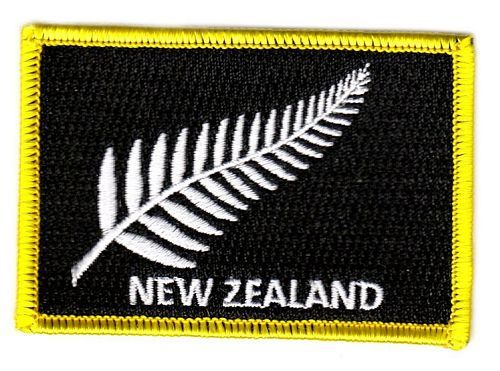 Fahnen Aufnäher New Zealand Feder
