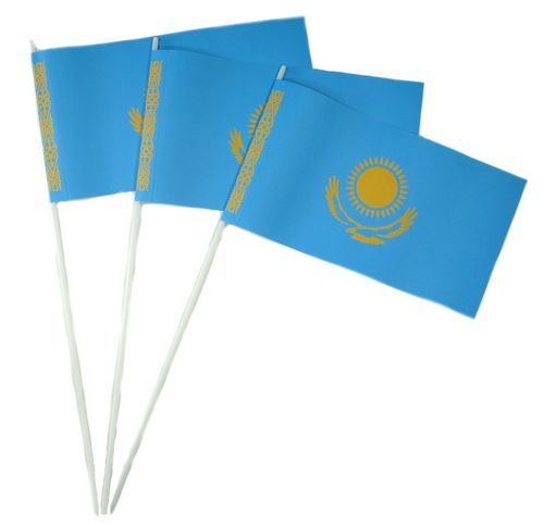 Papierfahnen Kasachstan