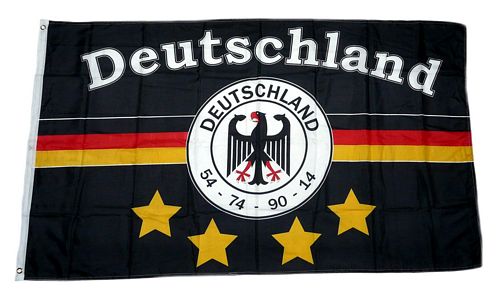 Dortmund 1909 3 Streifen Fahne Flagge 90 x 150 cm mit 2 Ösen 