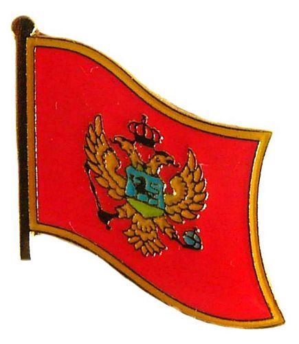 Flaggen Pin Montenegro NEU Fahne Flagge Anstecknadel
