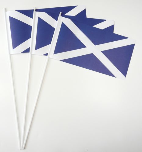 10 Papierfähnchen Schottland Papierfahnen Fahne Flagge