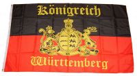 Fahne / Flagge Königreich Württemberg 150 x 250 cm Fahne / Flagge Königreich Württemberg 150 x 250 cm