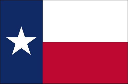 Fahnen Aufkleber Sticker USA - Texas