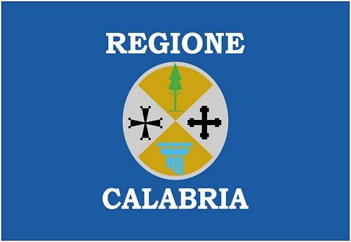 Fahnen Aufkleber Sticker Italien - Kalabrien