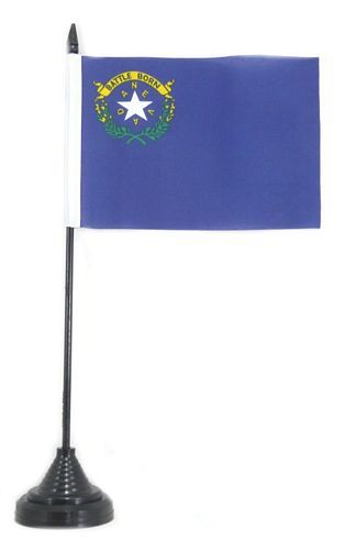 Fahne / Tischflagge USA - Nevada NEU 11 x 16 cm Fahne