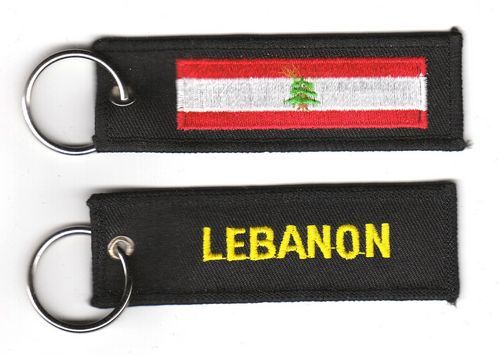 Fahnen Schlüsselanhänger Libanon