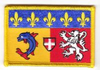 Fahnen Aufnäher Frankreich - Rhône Alpes Fahnen Aufnäher Frankreich - Rhône Alpes